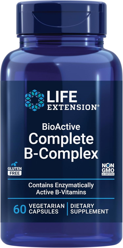 Complejo B completo bioactivo - 60 cápsulas 