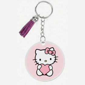 Llavero redondo Hello Kitty