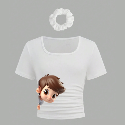 Camiseta para adolescentes con regalo