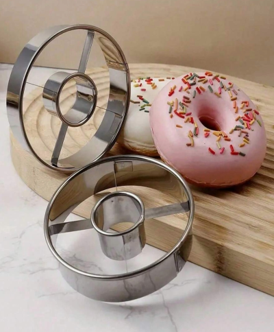 Molde de rosquilla de acero inoxidable