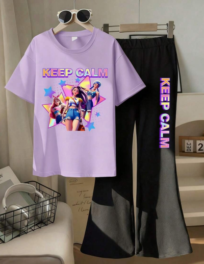 3 piezas Conjunto casual para niñas