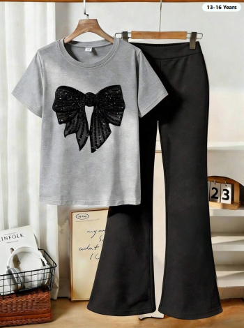 1 Conjunto de Camiseta de Manga