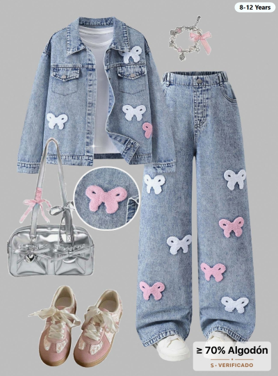 Conjunto de mezclilla para niñas