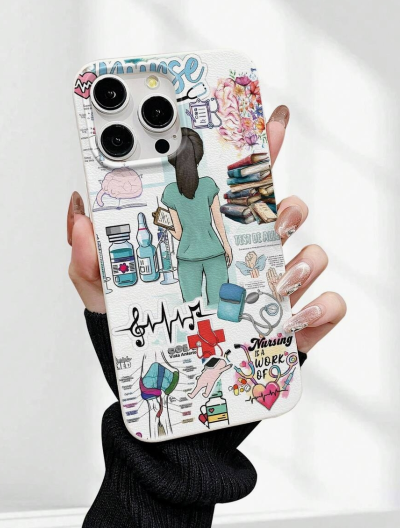 Funda impresa 2D con tema médico